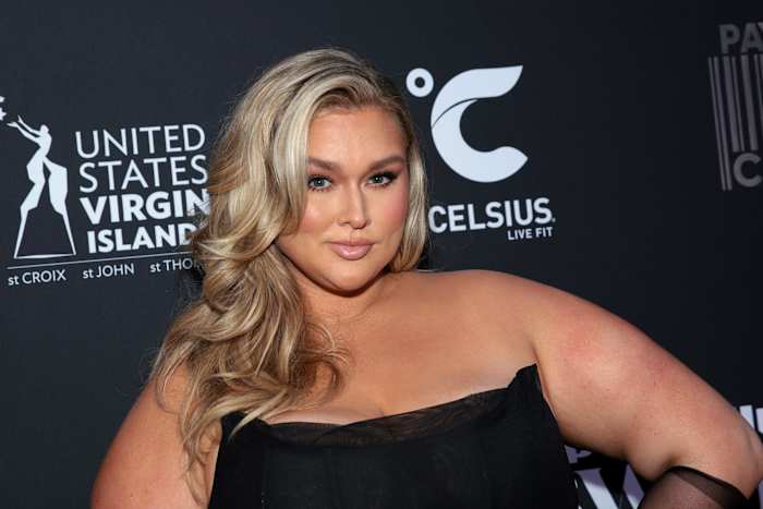Hunter McGrady at SI Swimsuit launch event in NYC.